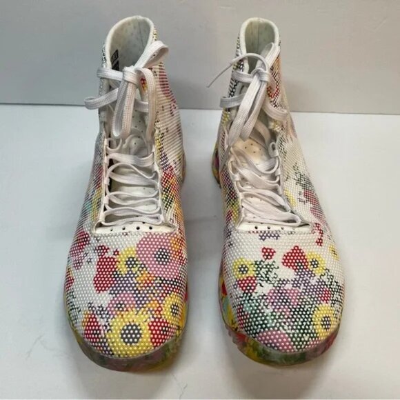 Nobull SF Trainer Sneakers Men’s Size 14 / Women’s Size 15.5 High Top Flower Lac - Picture 9 of 12